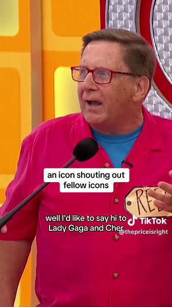 He saw his chance and he took it 😂 #PriceisRight #ladygaga #cher