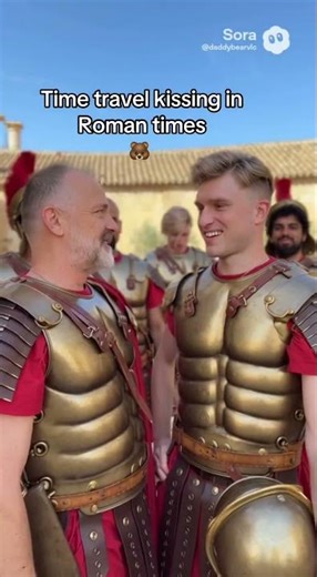 Daddy’s Time Machine. Back to the Roman Empire. #bear #lifeisbutadream #daddy