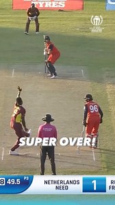 One needed off the last ball, and it’s a wicket! #WIvNED #CWC23 #reels #cricket #cricketreels | ICC - International Cricket Council