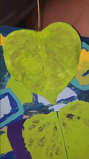 How to: Paint veins on a leaf 🍃 Art Coaching Session 2 Homework 🤩 #artsessions #howtoart