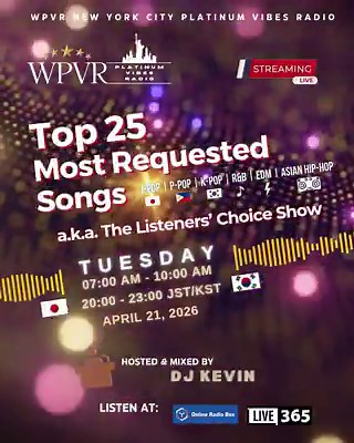 【WPVR🇺🇸🗽📻TOP25🐯4/21 結果】🥇On My Road 1位As We Are 10位KAGENIMO-HINATANIMO 15位🏆On My Road 1位おめでとう‼️👏🎉リクエストお疲れ様でした!!🍵✨引き続き皆で #TravisJapan を応援しましょう🔥🕺 #wpvr #wpvrtop25@Travisjapan_cr #TravisJapan  #TJ_RadioRequest #WorldwideTJ