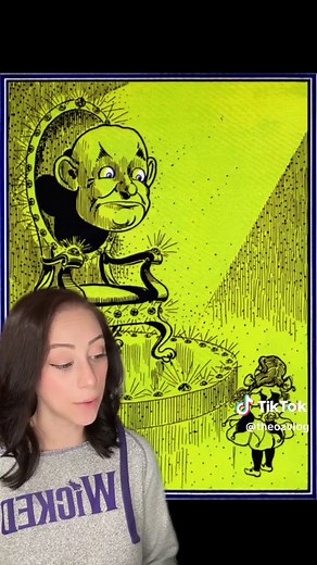 Replying to @Sam from the Crypt Why is the Wizard a big floating head? #wizardofoz #wizard #lfrankbaum #theozvlog #frankmorgan #adaptation #ozhistorian #ozcollection #ventriloquist