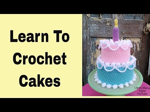 How To Crochet A Cake * Part 1 *Easy Step By Step Crochet Instructions