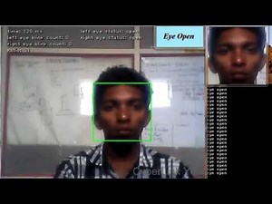 Eye Blink Detection Using Python and OpenCV