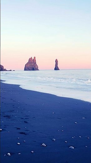 Reynisfjara Black Sand Beach 🌊 | Iceland’s Most Mysterious Coastline #IcelandTravel #Reynisfjara