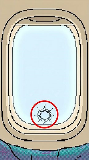 What does that hole in the airplane window do?