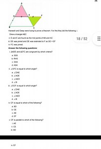 Hareesh and Deep were trying to prove a theorem. For this they ... | Filo