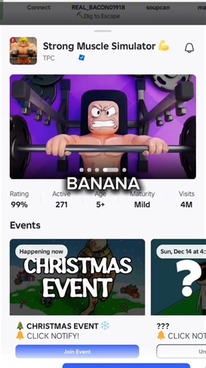 New codes of strong muscle simulator #roblox