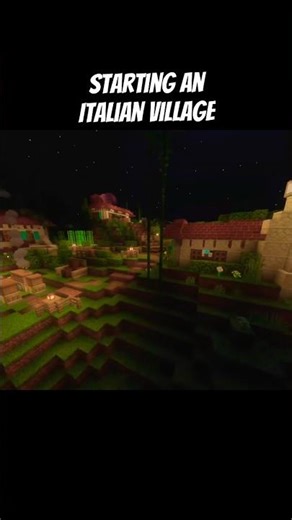 Minecraft Italian village build #minecraftbuilding #minecraft #minecrafttutorial