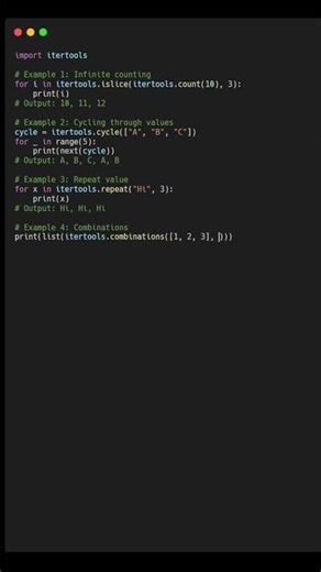 Python itertools Power Tools | Daily Code Dax