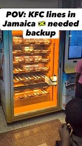 KFC Vending Machine 😂 This is how you know the KFC line was serious 😭Jamaica doesn’t play about KFC 🇯🇲😂 • • • #KFC #KFCJamaica #jamaica #lol #foodies #bestkfc #foodies | Paris and Landon
