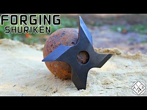 Rusty Cannonball FORGED into a SHURIKEN