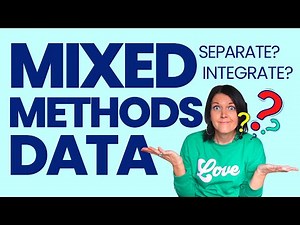 Mixed Methods Research - How to write it up | Keep quantitative and qualitative findings separate?
