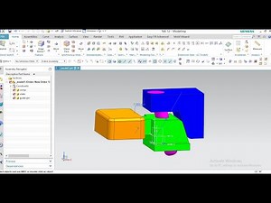 #Slider Concept #Assembly Constraints in #NX #Mold Design