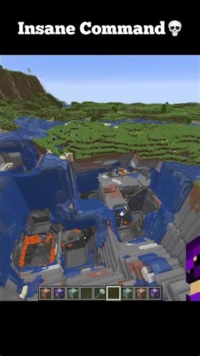 Cool Drilling Command in Minecraft 💀