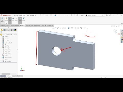 How to 'Markup' a Solidworks Part