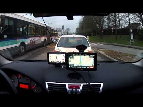 Test du GPS Mappy maxiS709 en voiture