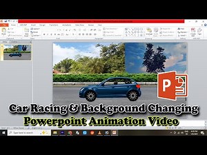 Moving car animation powerpoint | Car Moving Powerpoint Animation video | Powerpoint | ppt animation