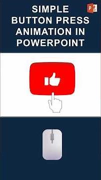 Button Press Animation in PowerPoint #animation #tutorial #powerpointanimation