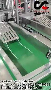 Paper Plate Machine Demo | Fully Automatic Disposable Paper Plate Making Machine