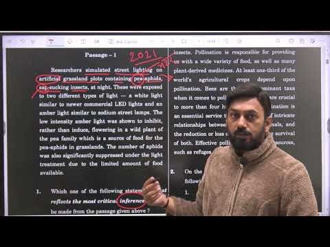 CSAT 2021 Reading Comprehension Passage Analysis #csat #hinglish #upsc2026