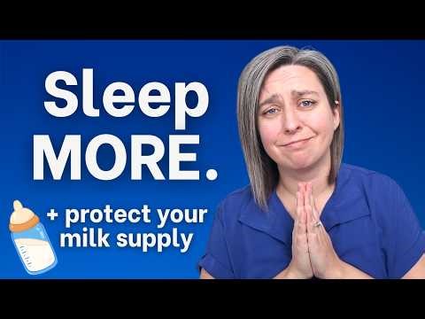 Get MORE SLEEP While Feeding Your Baby | Can you stop pumping at night?