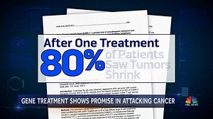 WATCH: The new gene therapy for cancer that offers hope to those with no options left. http://nbcnews.to/2nIOR9V | NBC Nightly News with Tom Llamas