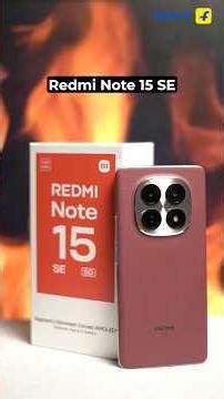 Redmi Note 15 SE - Slimmest and Lightest Note Ever 🤑