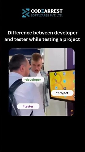 Developer vs Tester: Why the Project Breaks Only for the Tester #codearrest #codearrest #shorts