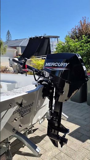 New Enlightened Boating Ezy Topper complete with Mercury 20hp, ready to roll #boating #rooftopboat