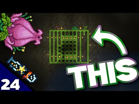 The Key to a Good Plantera Arena | 1 HP Glass Cannon Challenge Pt. 24