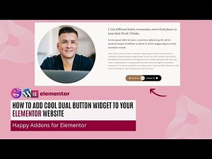 How To add Cool Dual Button Widget To Your Elementor Website