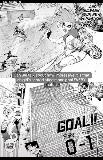 Chigiri's Impressive Goal Scoring in Blue Lock Matches