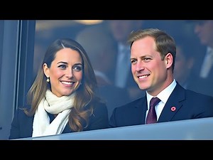 William and George Seen in VIP Box Before Intense Football Match