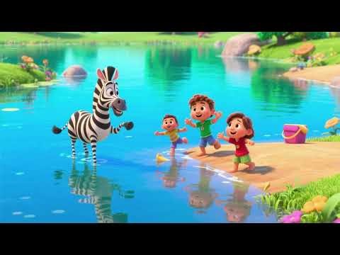 Zebra Hop – Jump and Play | Fun Kids Movement Song