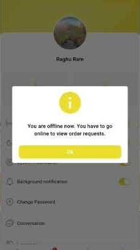 How to enable and disable delivery partner app - Wouldbe Delivery Application