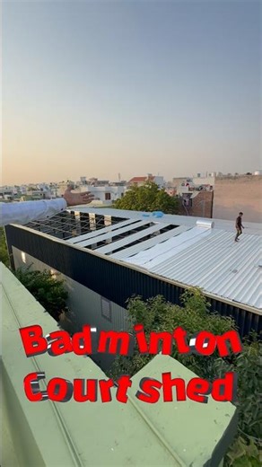 Badminton court shed , indoor game shed , table tennis Cort shed ￼￼, School game shed , lowcost shed