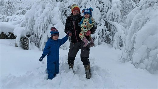 We quit England with our tots & bought an abandoned house in Bulgaria for £7k