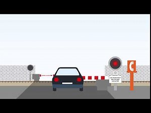Au passage à niveau, respectez le feu rouge clignotant !