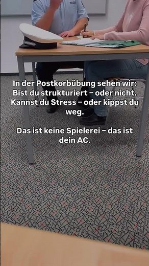 Polizei NRW Assessment-Center: So scheitern viele in der Postkorbübung 🚨 #Polizei #shorts