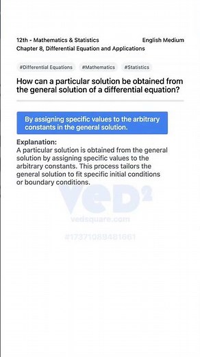 Differential Equations Finding Particular Solutions Made Easy