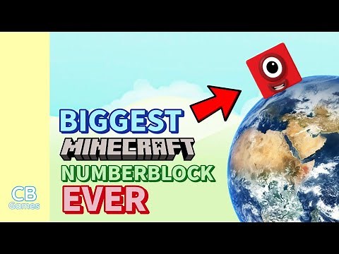 21 million blocks - The Biggest Minecraft Numberblock EVER