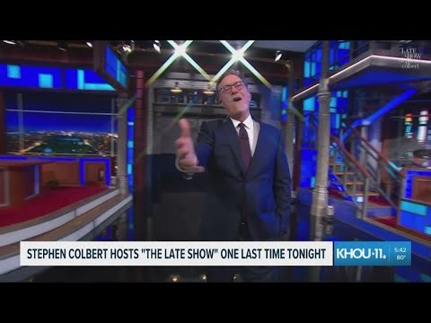 Stephen Colbert signs off after a decade hosting CBS Late Show