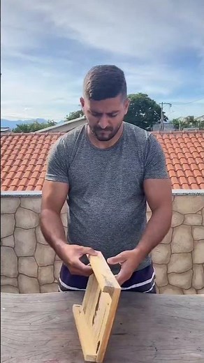 Genius DIY Folding Stool with Hidden Step! | Easy Woodworking Project #west to best#youtubeshorts