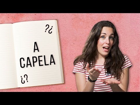 ¿Qué es A CAPELA? ~ El diccionario de la voz