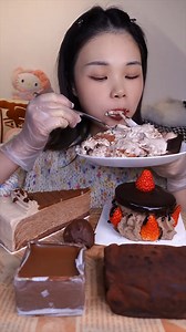 243K views · 5.3K reactions | ASMR CHOCOLATE DESSERT | Eat Yup ASMR | Facebook