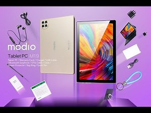 Modio M19 10 inch 8GB RAM Android Educational Tablet PC - 256GB