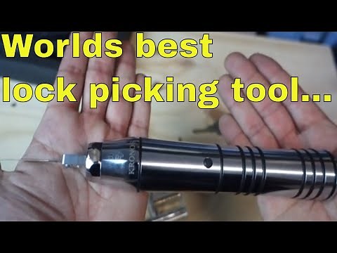Best lock picking tool - how to pick a lock electric pick gun Multipick kronos