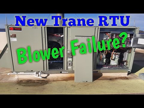 trane blower diagnosis + replacement