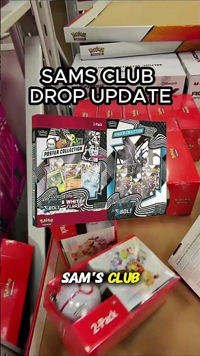 Sam’s Club Pokémon Drop 👀 Black Bolt / White Flare + Unova Poster Collection